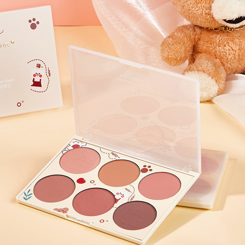 Women's Fashion Simple Multi-Color Makeup Blush