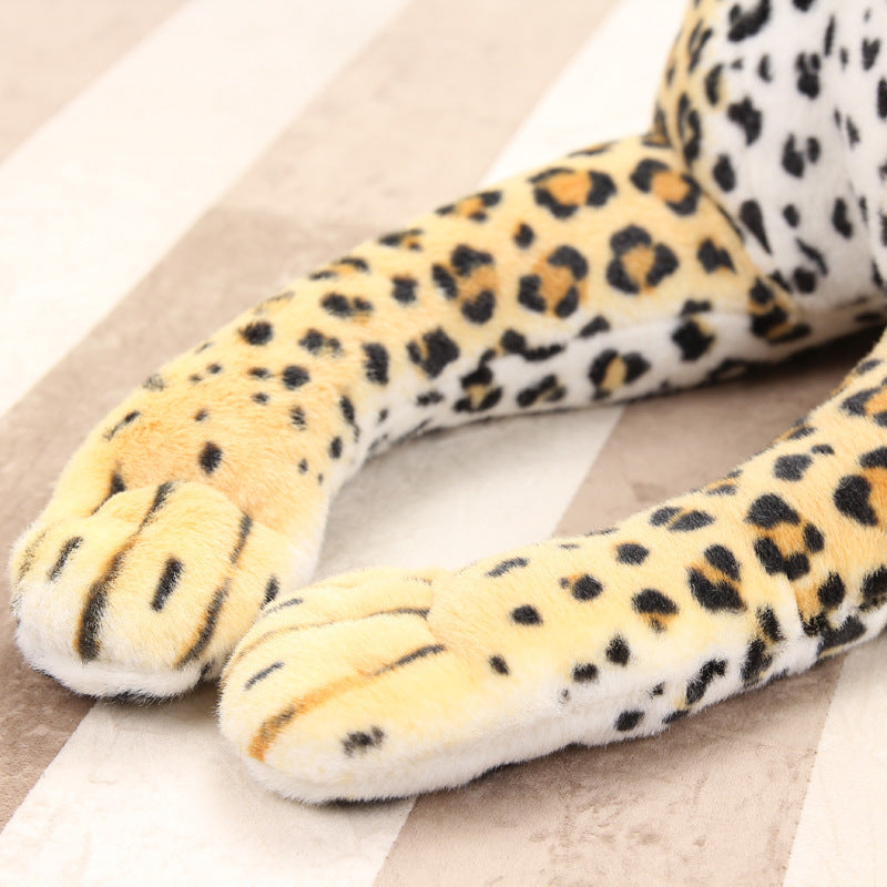 Simulation animal plush toy leopard leopard doll
