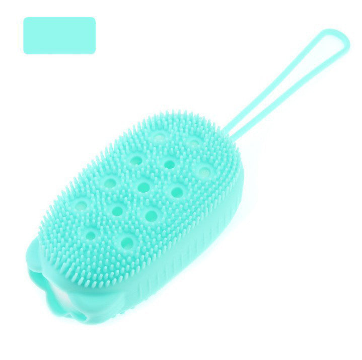 Silicone double-sided bath towel