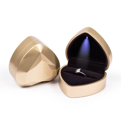 Creative Heart-shaped Jewelry Gift Ring Pendant Jewelry Box