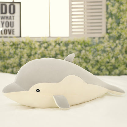 Plush Toy Cute Dolphin Doll Sleeping Pillow