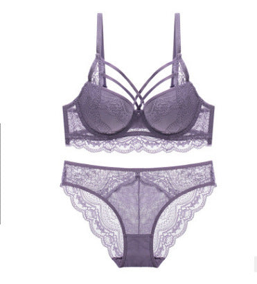 Women's lace bra set