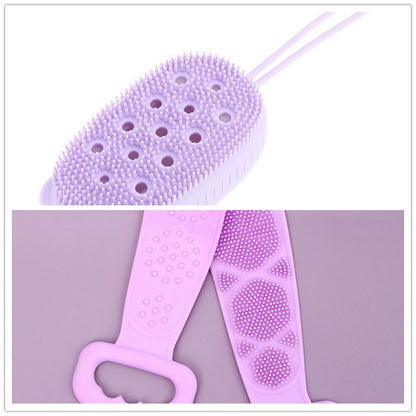 Silicone double-sided bath towel