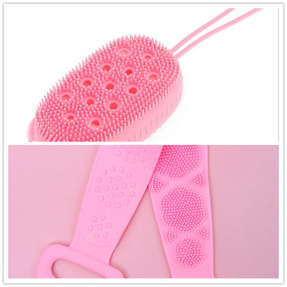 Silicone double-sided bath towel