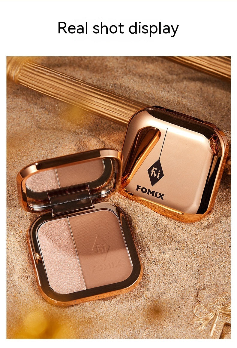 Two-color Highlight Repair Makeup Palette