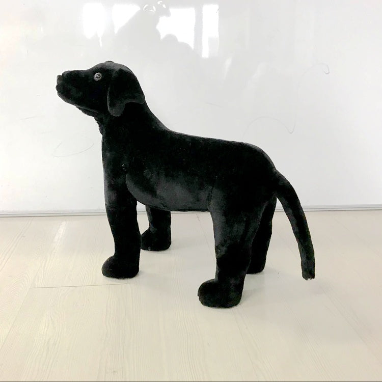 Little Black Dog Plush Toy Labrador Children's Birthday Gift Doll
