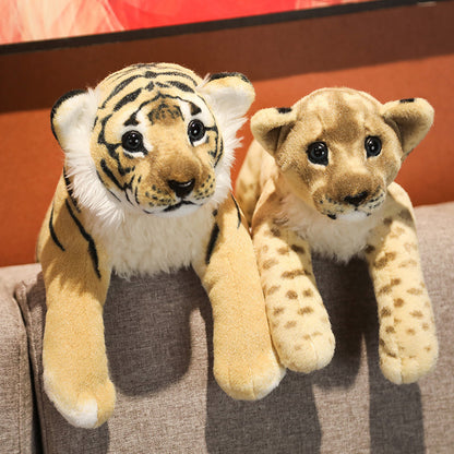 Lion King Plush Toy Simulation Tiger Leopard