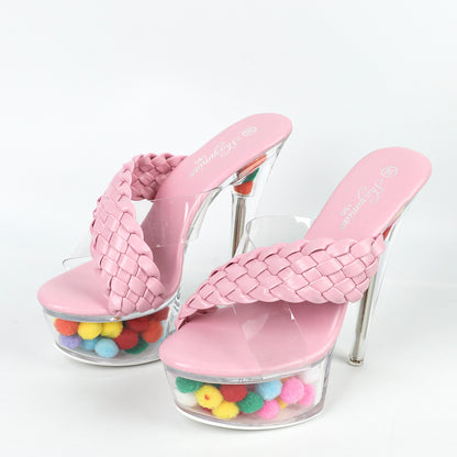 Sexy Super High Heels 15CM Stiletto Waterproof Platform
