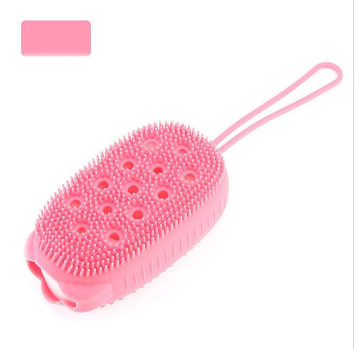 Silicone double-sided bath towel