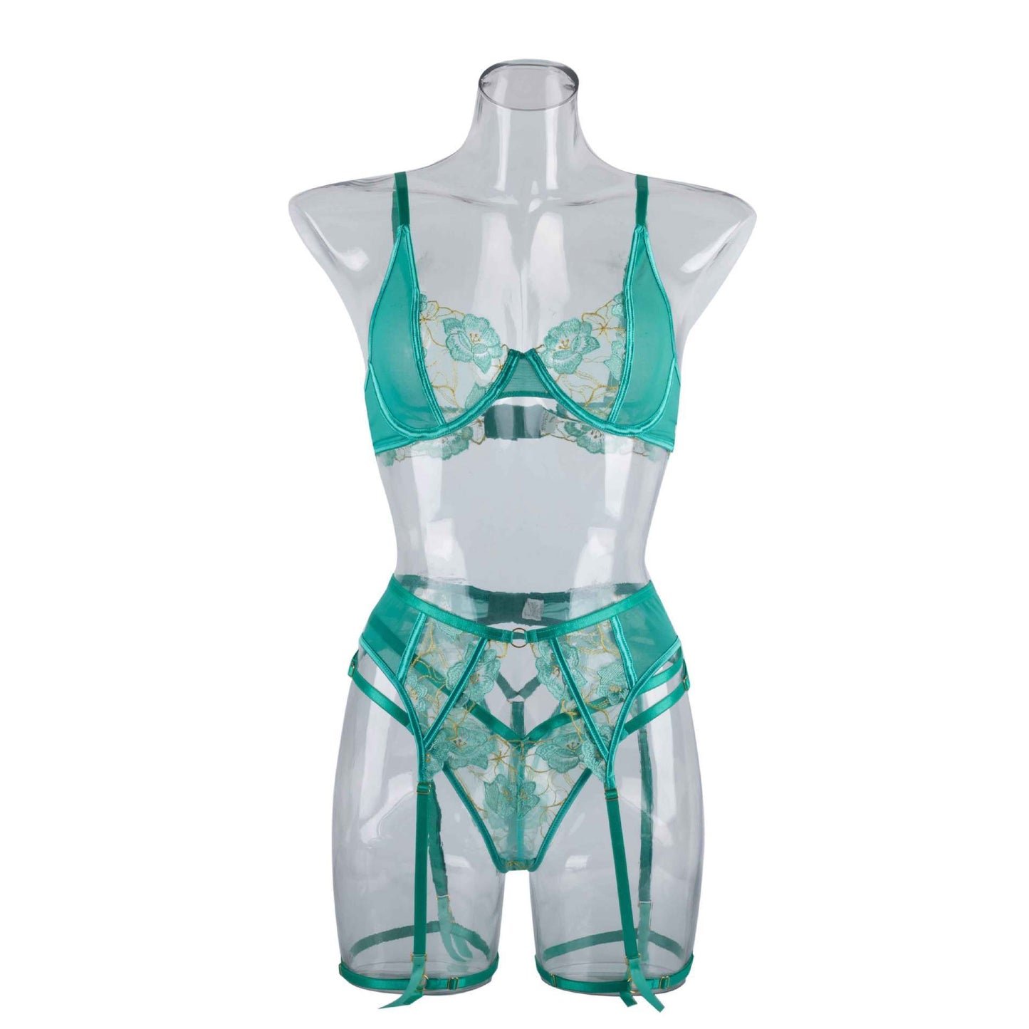 Women's Fashion Bra Set Embroidery