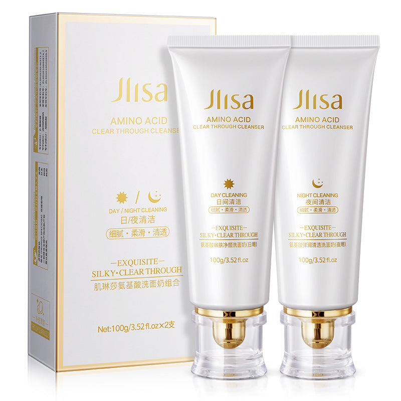 Morning And Evening Facial Cleanser Amino Acid Skin Rejuvenation
