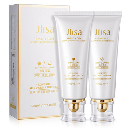 Morning And Evening Facial Cleanser Amino Acid Skin Rejuvenation