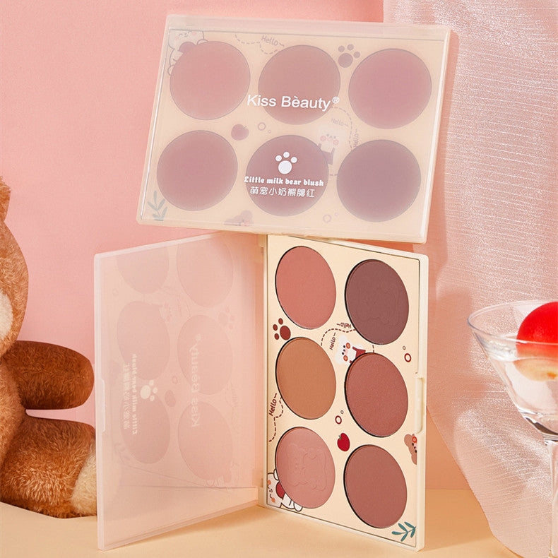 Women's Fashion Simple Multi-Color Makeup Blush