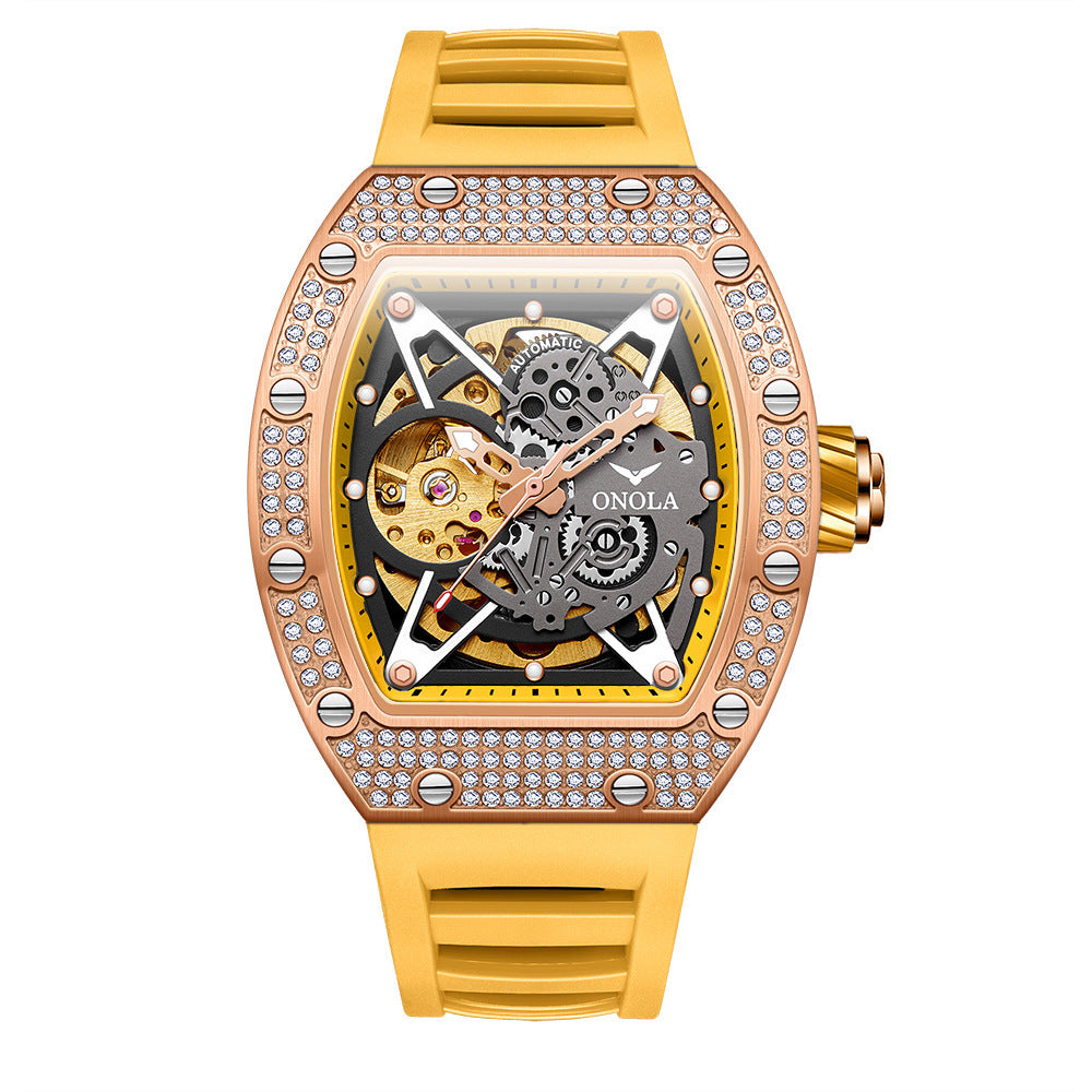 Fully-jewelled Automatic Mechanical Watch Men