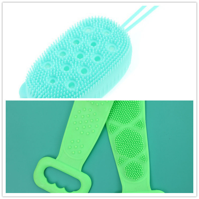 Silicone double-sided bath towel