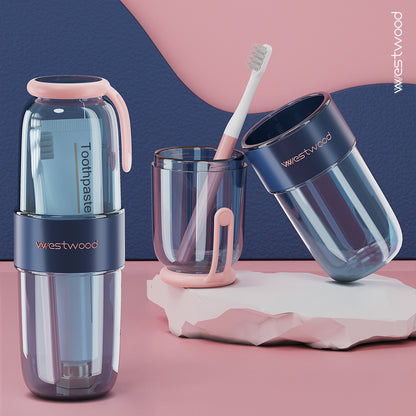 Travel Mouthwash Cup Tooth Cup Tooth Mug Toothpaste Storage Box