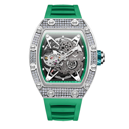 Fully-jewelled Automatic Mechanical Watch Men