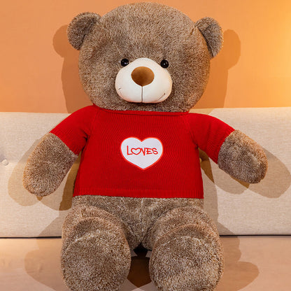 Cute Big Bear Doll Plush Toy Gift For Girls