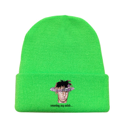 New Sleeve Cap Women's Winter Hat Knitted Hat Women's Cute Autumn And Winter Wild Woolen Cap Hat