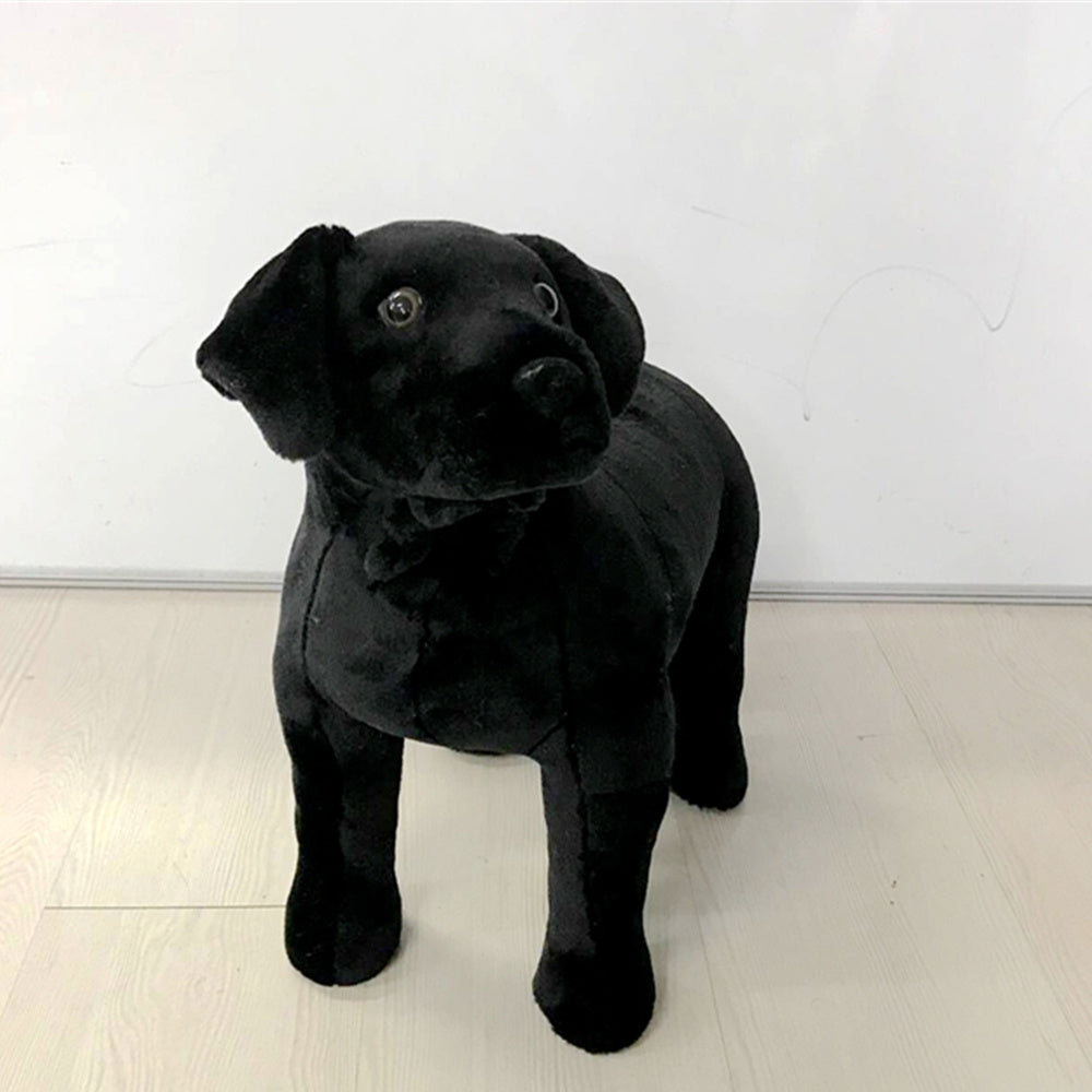 Little Black Dog Plush Toy Labrador Children's Birthday Gift Doll